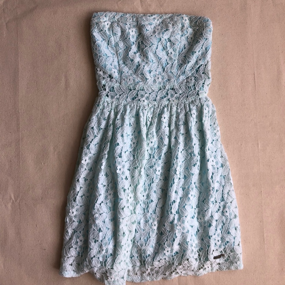 Minty-green Abercrombie Kids Lace Dress